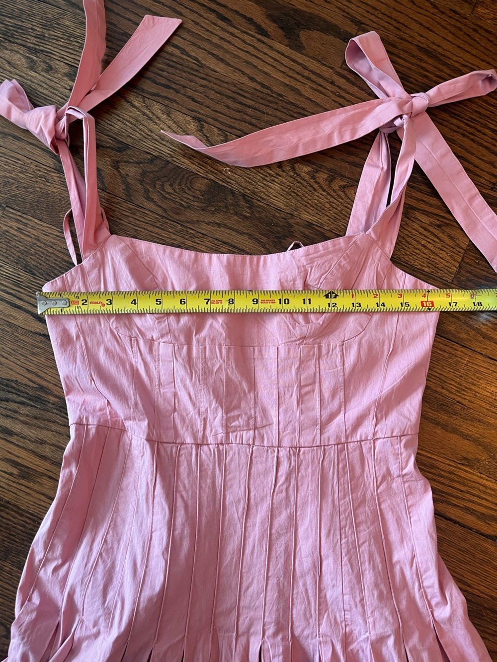 Free People Pink Tie-Shoulder Midi Dress - Picture 5 of 13